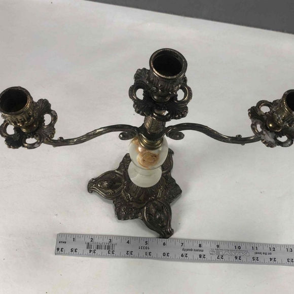 Marble Candelabra - Picture 4 of 4